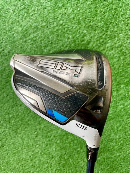 Taylormade Sim Max D Driver 10.5 Degree Regular Flex Right Handed Mens Golf Club