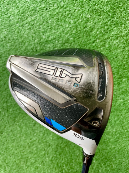 Taylormade Sim Max D Driver 10.5 Degree Regular Flex Right Handed Mens Golf Club