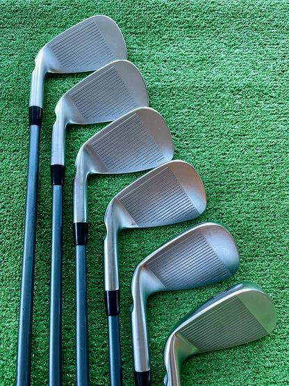 Ping i525 Forged Irons 6-PW+UW Senior Flex Graphite Right Handed Mens Golf Clubs