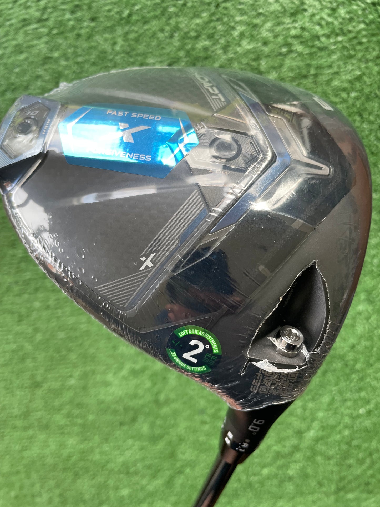 Cobra DS Adapt X Driver 9 Degree Stiff Flex Right Handed Mens Golf Club