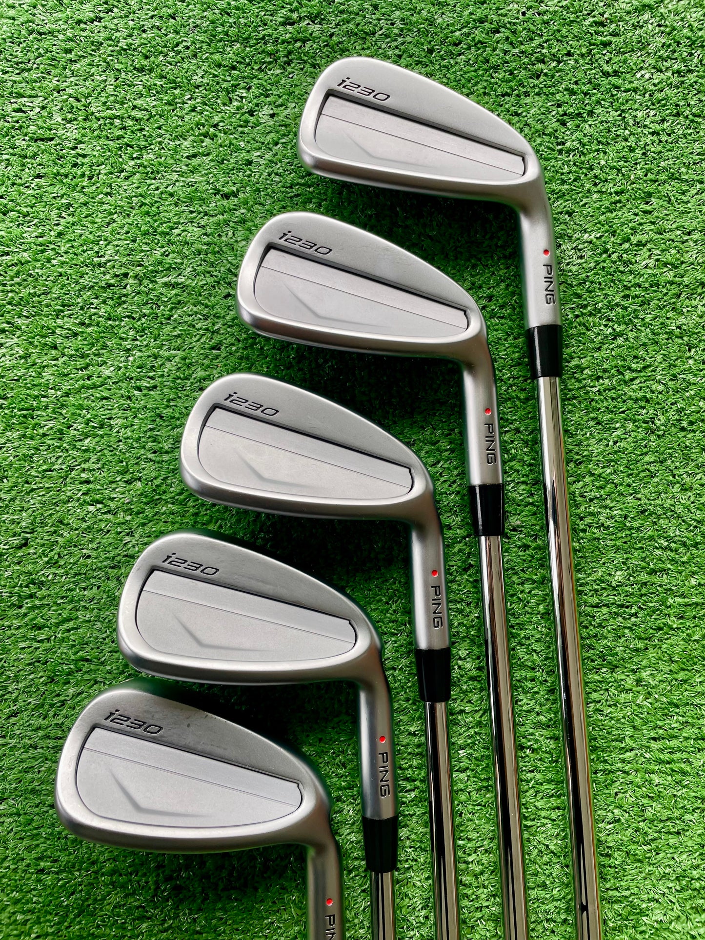 Ping i230 Irons 7-UW Stiff Flex Power Spec Right Handed Mens Golf Clubs