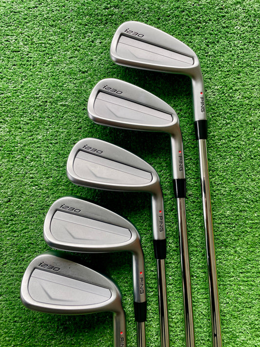 Ping i230 Irons 7-UW Stiff Flex Power Spec Right Handed Mens Golf Clubs