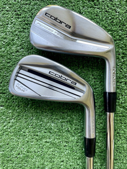 Cobra Forged Tec King Tour Combo Irons 4-PW Stiff Flex Oban CT 125 Shafts