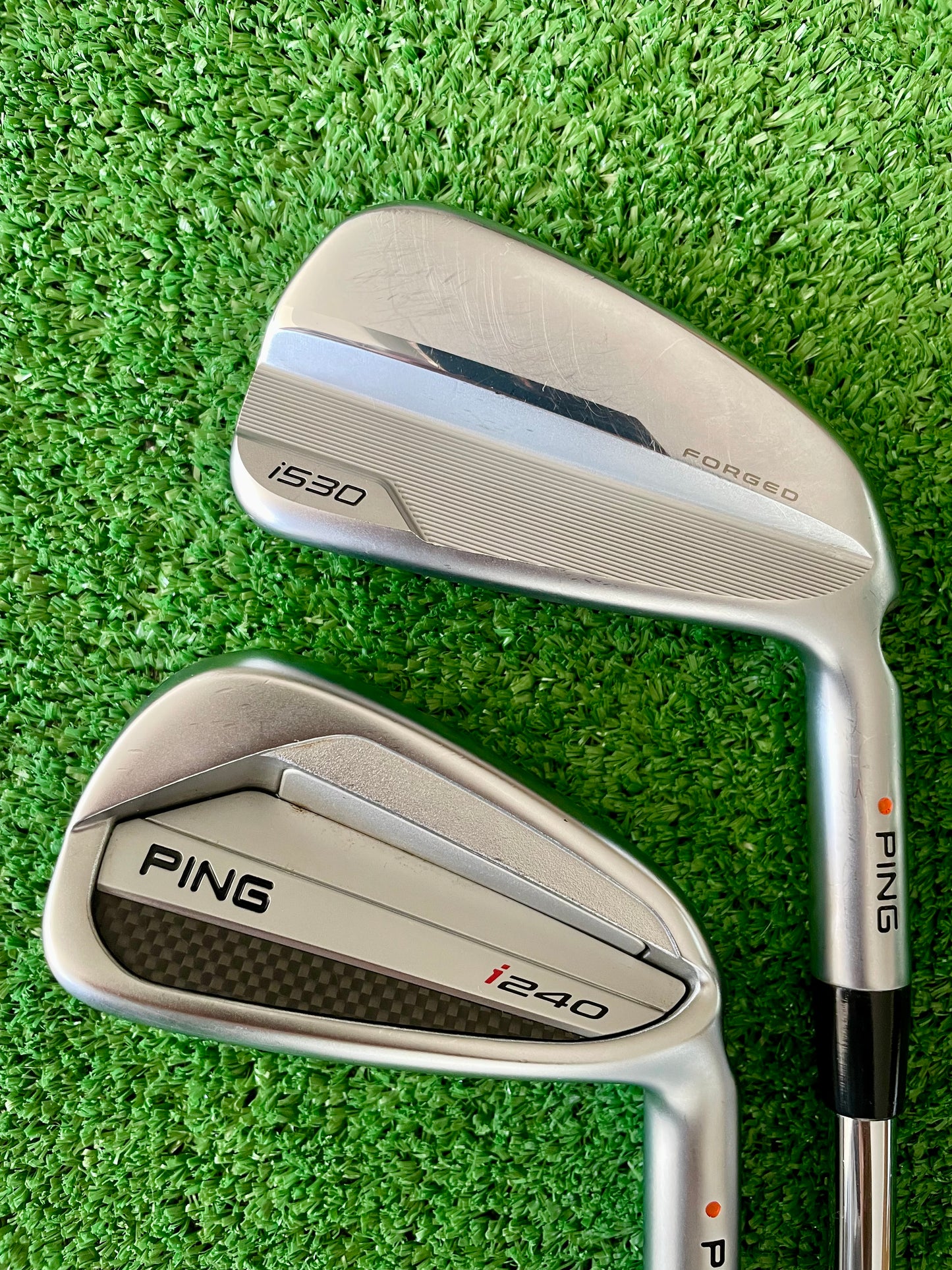 Ping i530 / i240 Combo Irons 4-PW Regular Flex Right Handed Mens Golf Clubs