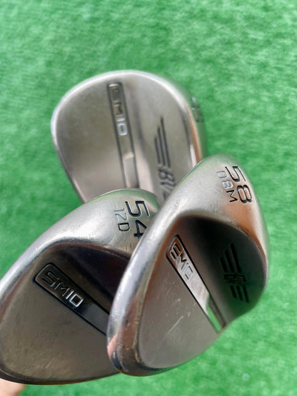 Titleist Vokey SM10 Nickel Wedge Set 50 54 58 Stiff Flex Right Handed Mens Golf Clubs