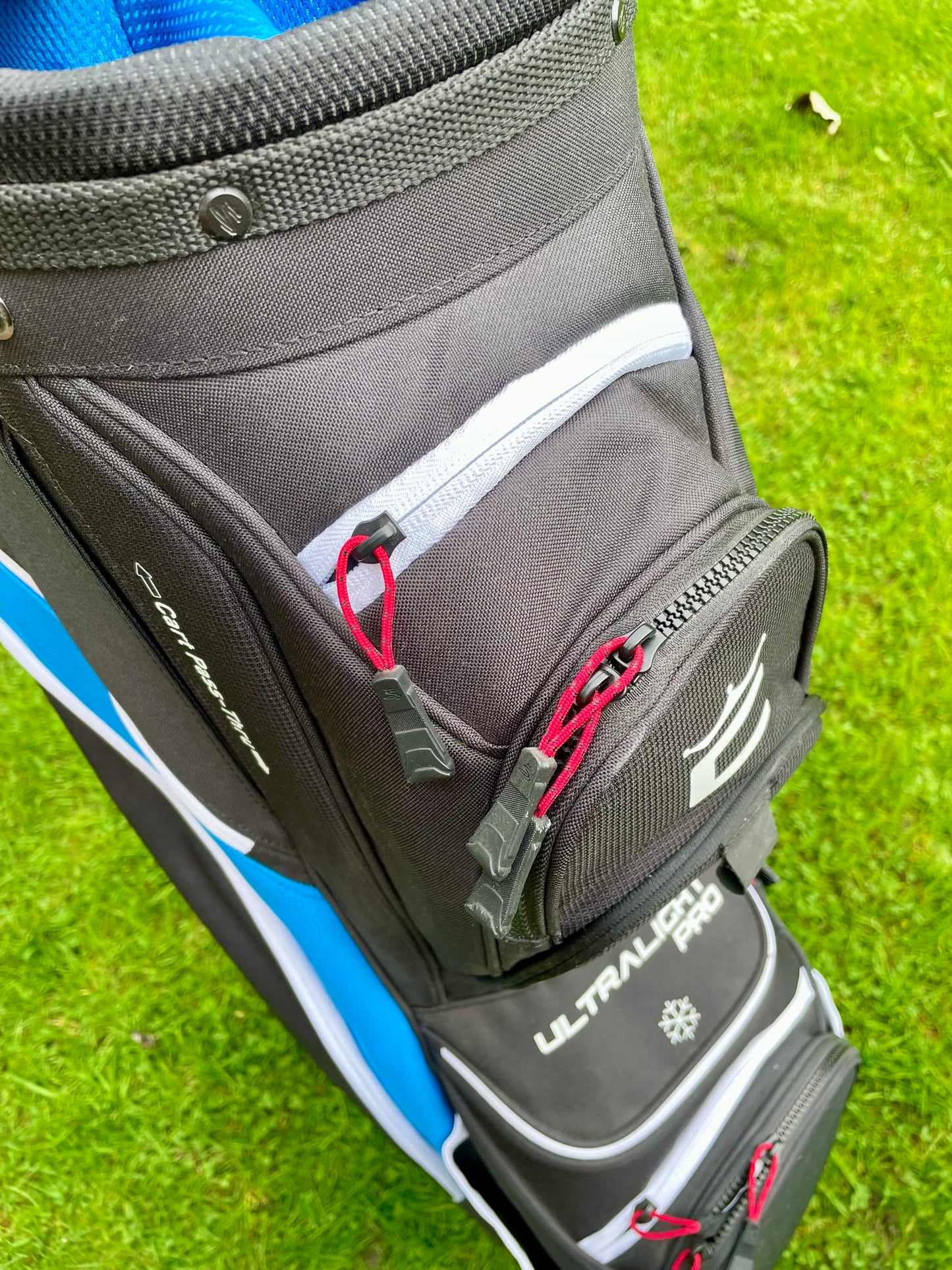 Cobra Ultralight Pro Cart Golf Bag Black Red Blue