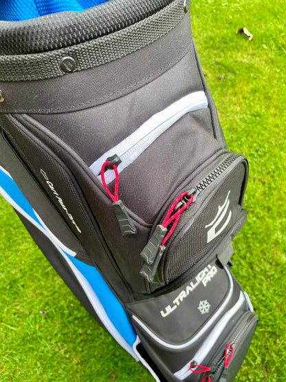 Cobra Ultralight Pro Cart Golf Bag Black Red Blue