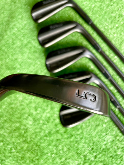 Titleist T150 Black Limited Edition Irons 5-PW Extra Stiff Flex Right Handed Mens Golf Clubs