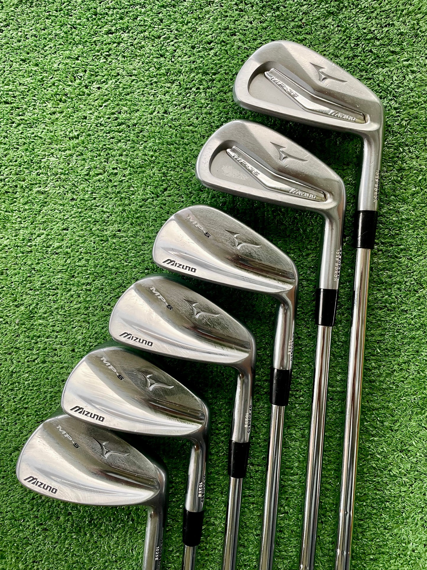 Mizuno MP5 MP25 Forged Combo Irons 5-PW Stiff Flex Right Handed Mens Golf Clubs