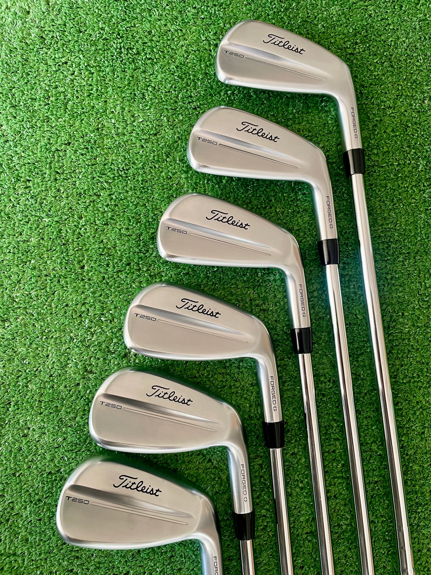 Titleist T250 Irons 5-PW Stiff Flex Right Handed Mens Golf Clubs