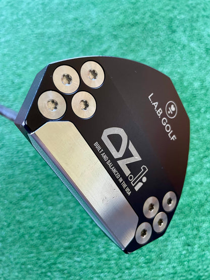 LAB OZ1i Custom Black Putter TPT Shaft 35" Long 71 Deg Lie Angle 2 Deg Shaft Lean