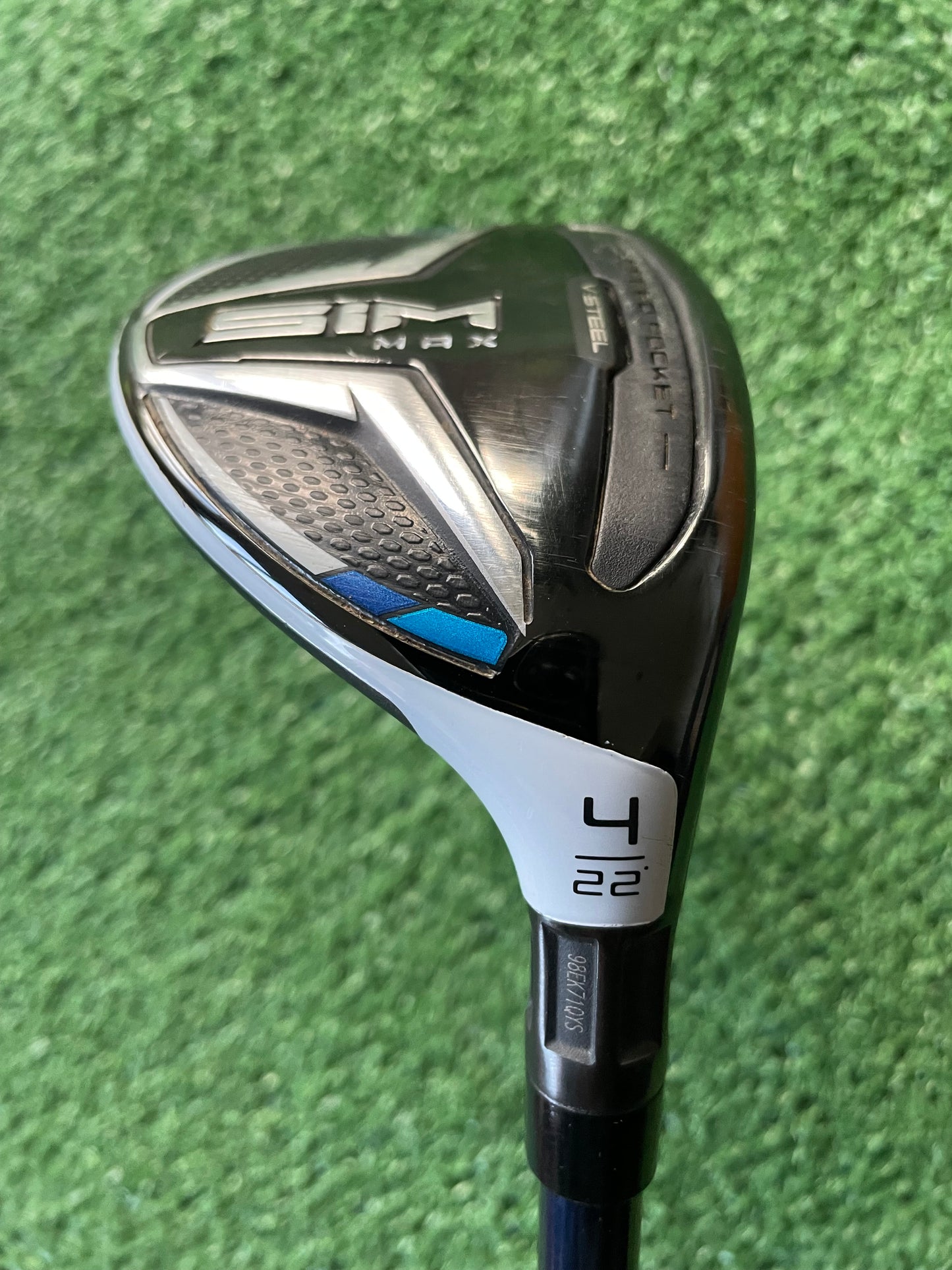 Taylormade Sim Max Hybrid 4 Rescue Regular Flex Right Handed Mens Golf Club