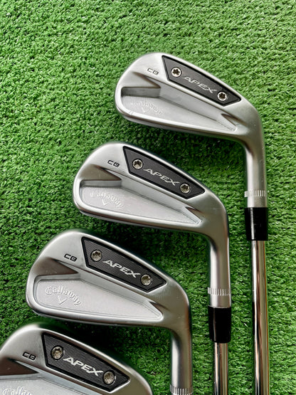 Callaway Apex CB Irons 5-PW Stiff Flex Right Handed Mens Golf Clubs