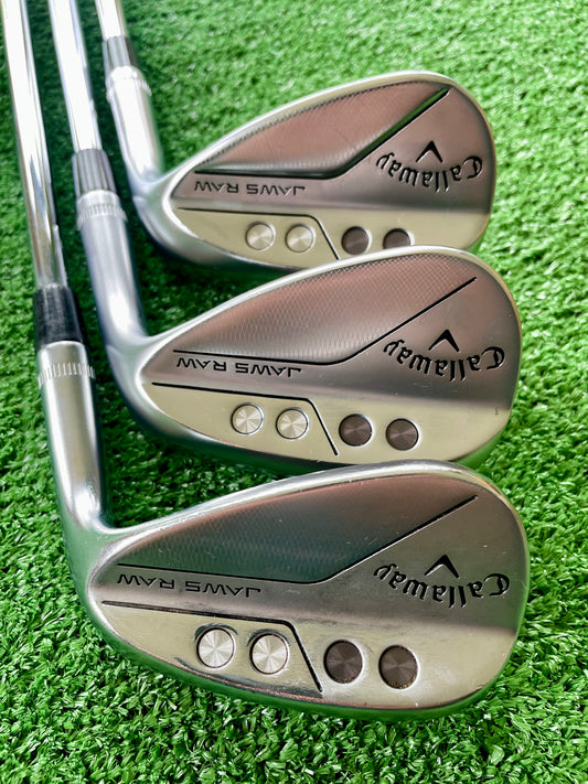 Callaway Jaws Raw Wedge Set 48 54 60 Wedge Flex Right Handed Mens Golf Clubs