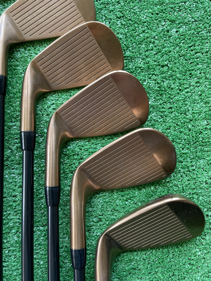Titleist T100 / T150 Oil Can Limited Edition Combo Irons 4-PW Extra Stiff Flex Right Handed Mens Golf Clubs