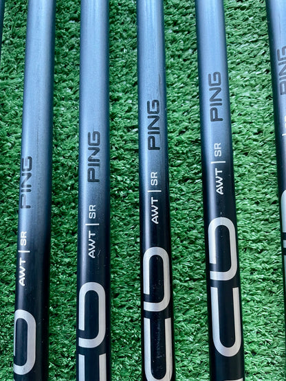 Ping i525 Forged Irons 6-PW+UW Senior Flex Graphite Right Handed Mens Golf Clubs