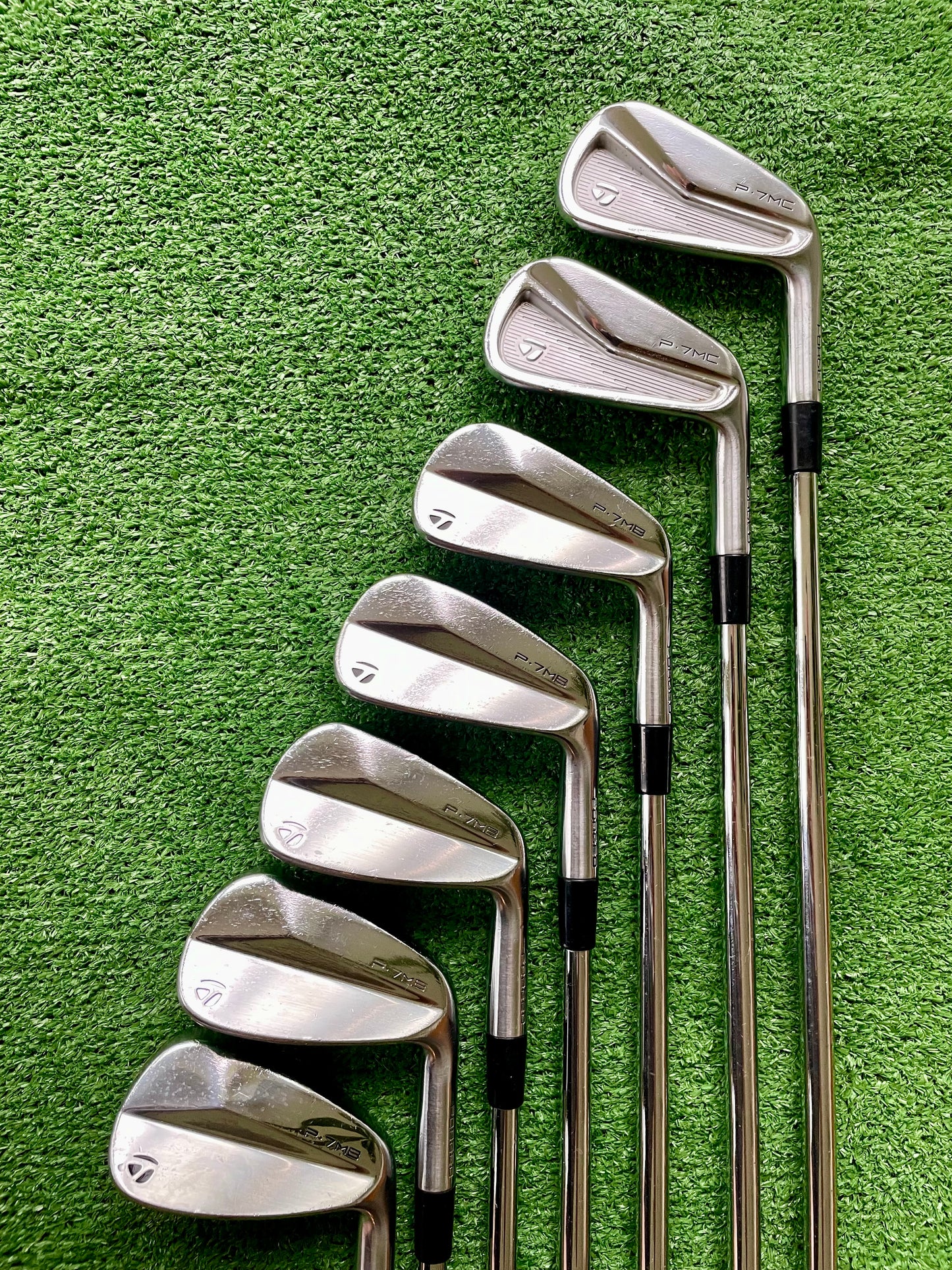 Taylormade P7MC P7MB Combo Irons 4-PW Extra Stiff Flex Right Handed Mens Golf Clubs