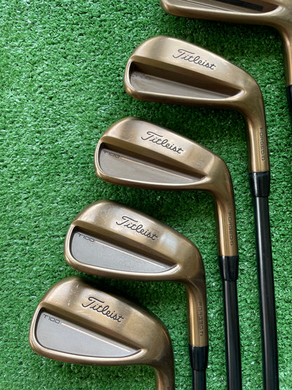 Titleist T100 / T150 Oil Can Limited Edition Combo Irons 4-PW Extra Stiff Flex Right Handed Mens Golf Clubs