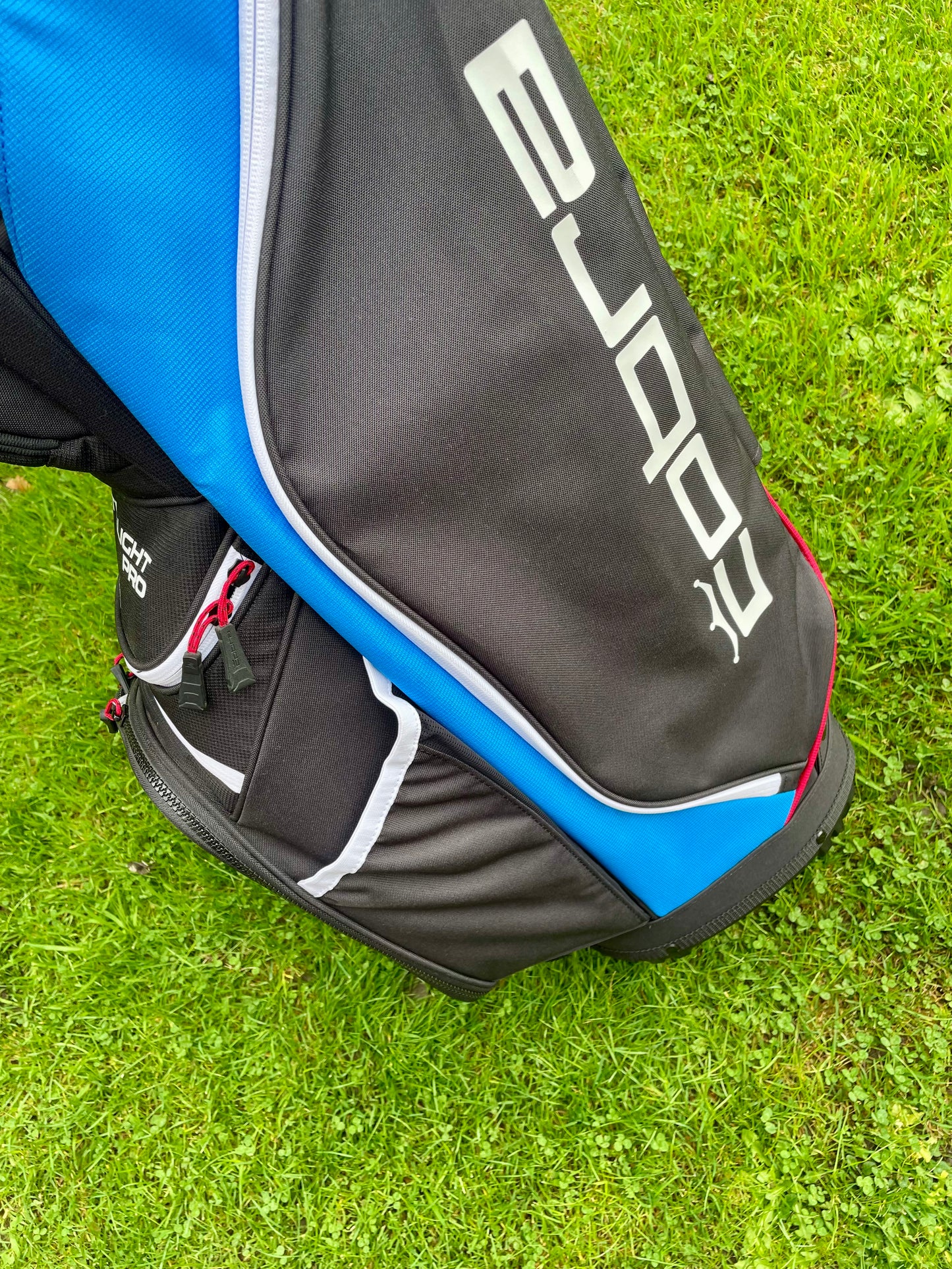 Cobra Ultralight Pro Cart Golf Bag Black Red Blue