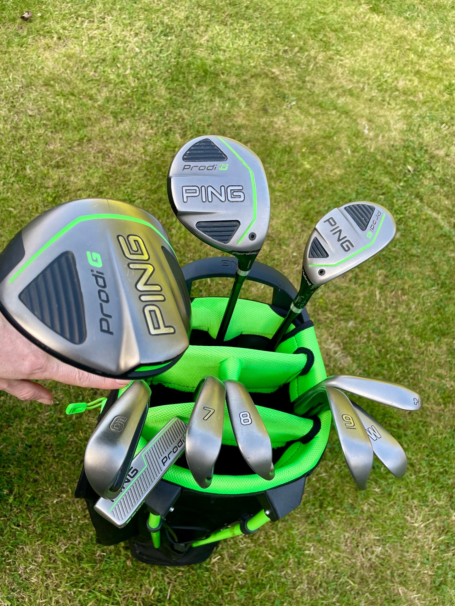 Ping Prodi G Golf Set Including Bag & Putter Kids Golf Clubs