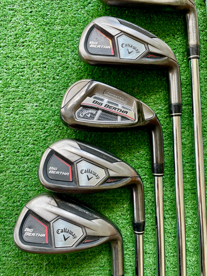 Callaway Big Bertha Irons 4-PW Regular Flex Right Handed Mens Golf Clubs