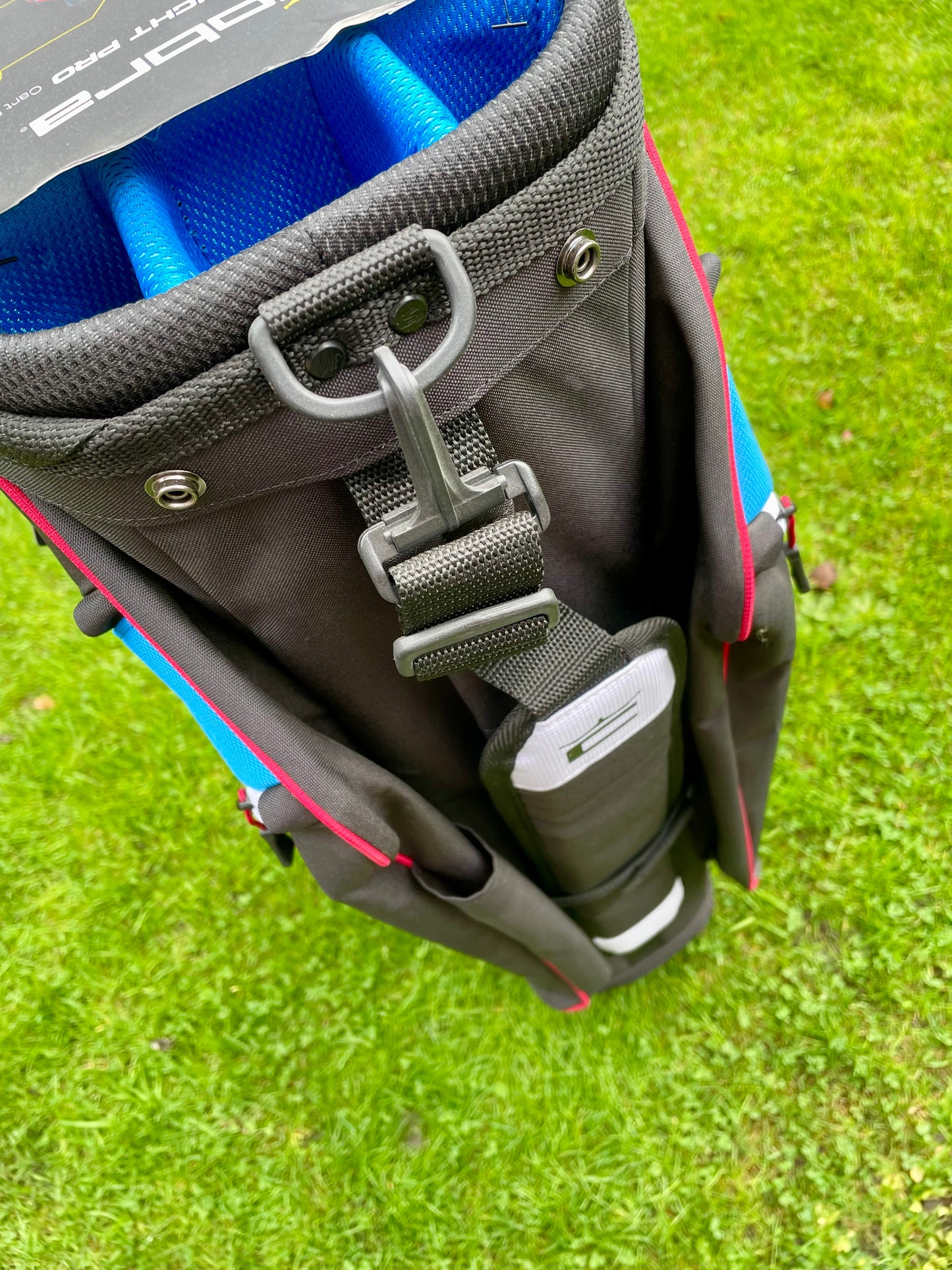 Cobra Ultralight Pro Cart Golf Bag Black Red Blue