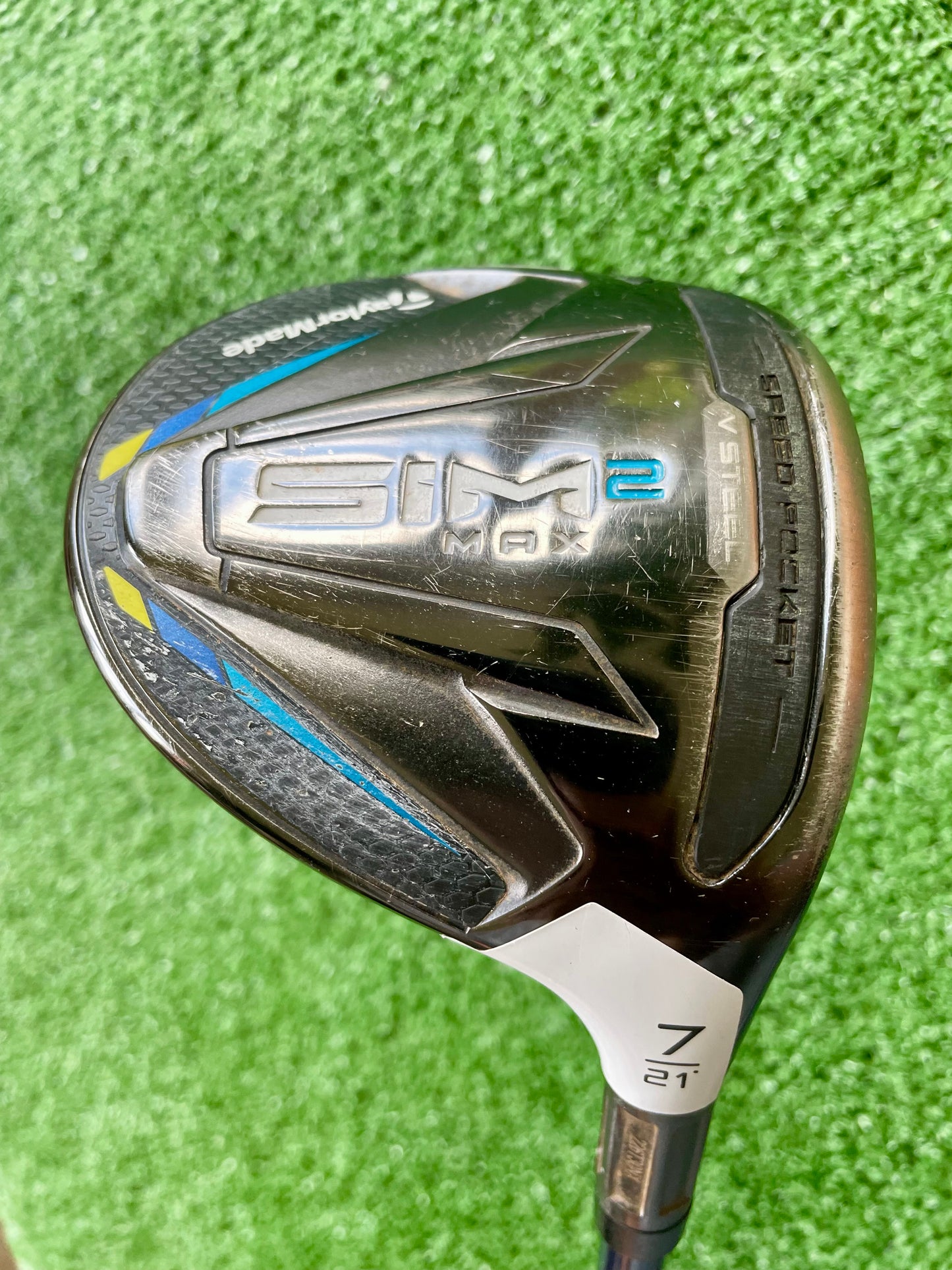 Taylormade Sim 2 Max Fairway 7 Wood Regular Flex Right Handed Mens Golf Club