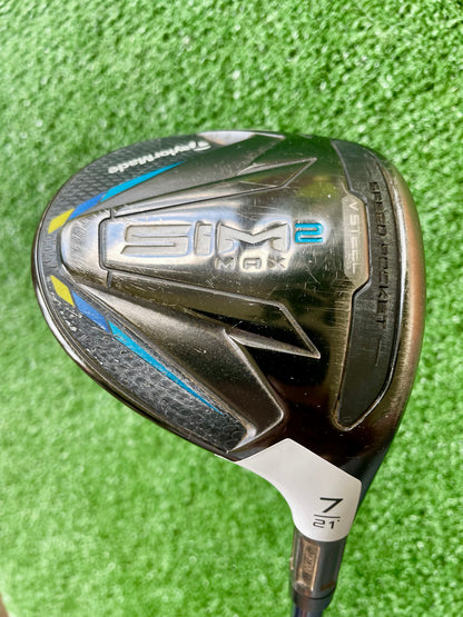 Taylormade Sim 2 Max Fairway 7 Wood Regular Flex Right Handed Mens Golf Club