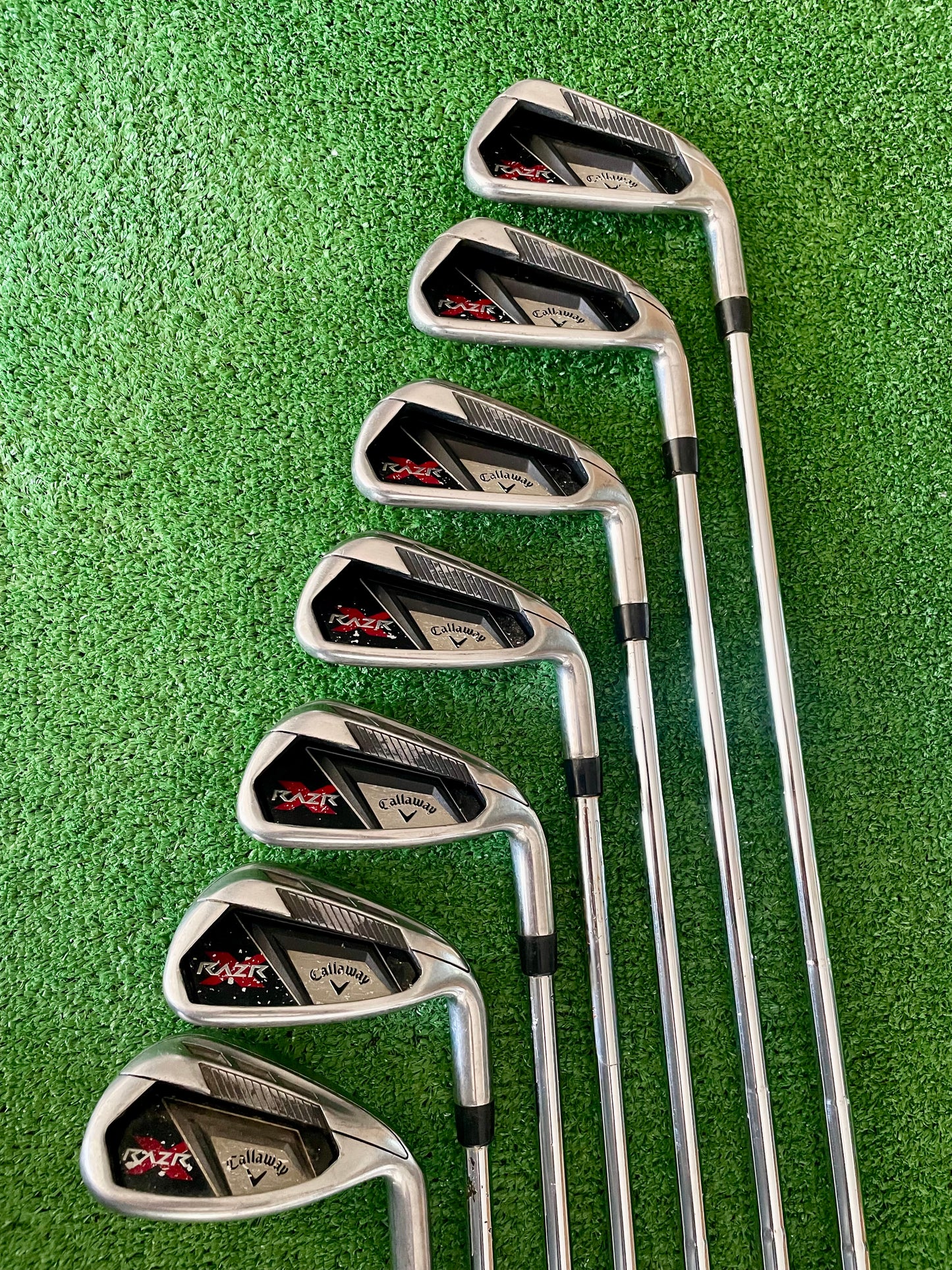 Callaway Razr X Irons 5-SW Regular Flex Right Handed Mens Golf Clubs