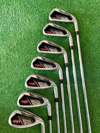 Callaway Razr X Irons 5-SW Regular Flex Right Handed Mens Golf Clubs
