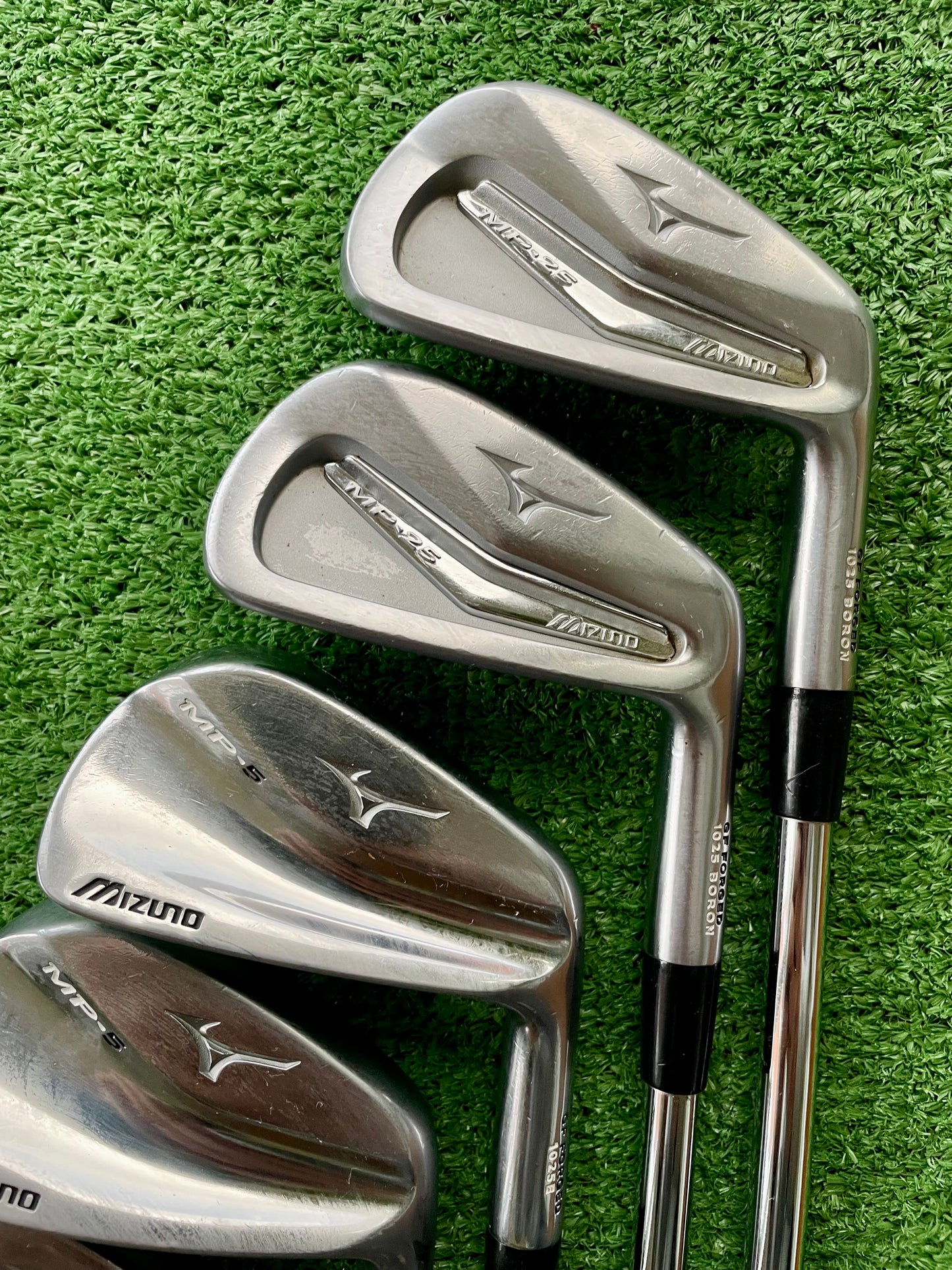 Mizuno MP5 MP25 Forged Combo Irons 5-PW Stiff Flex Right Handed Mens Golf Clubs