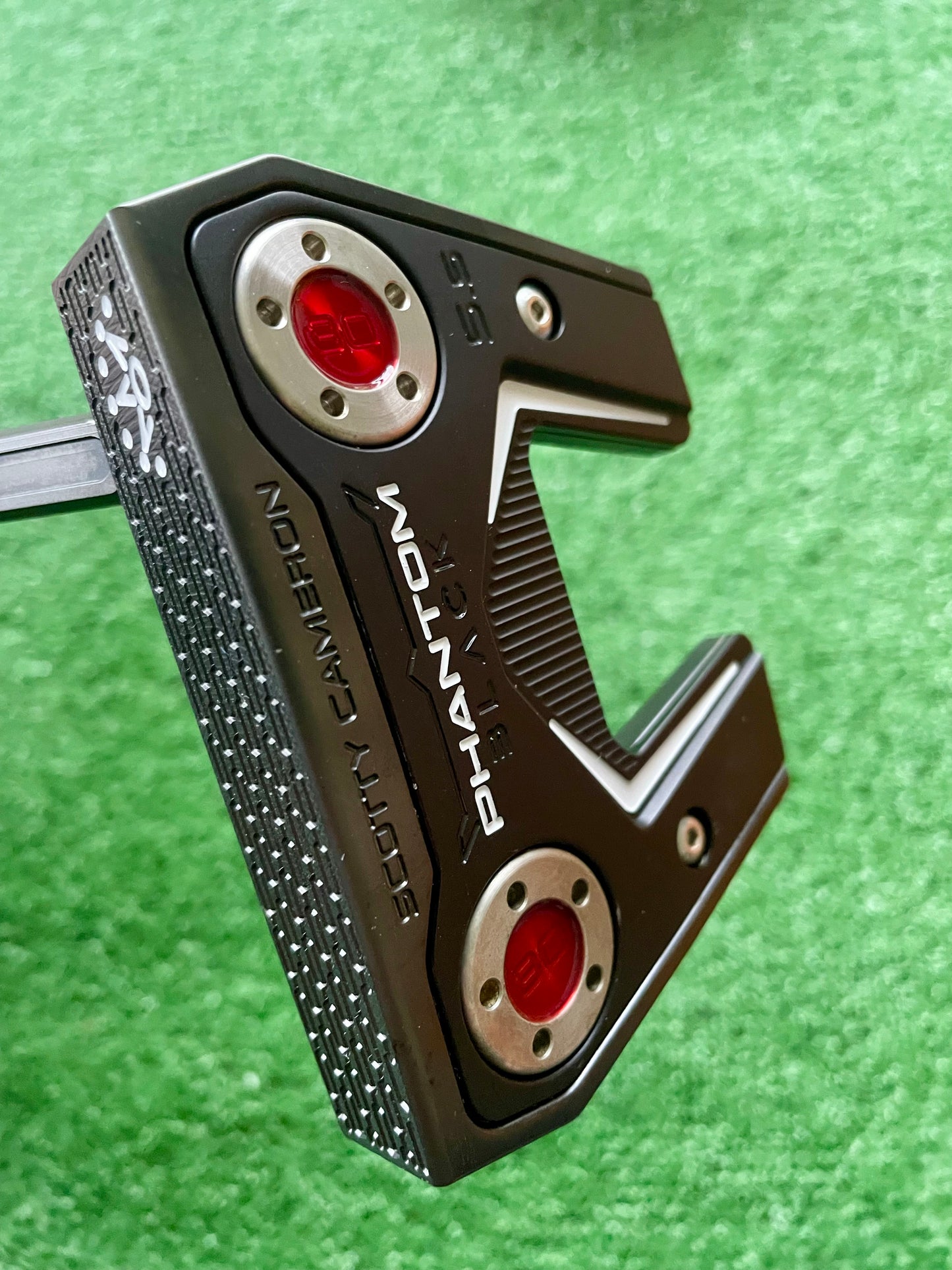 Scotty Cameron Limited Edition Phantom Black 5.5 Putter BGT Stability Black Shaft and "Tiger" Ping Grip Custom Build 34"