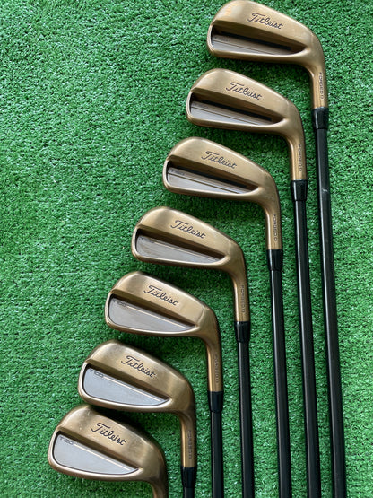 Titleist T100 / T150 Oil Can Limited Edition Combo Irons 4-PW Extra Stiff Flex Right Handed Mens Golf Clubs