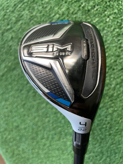 Taylormade Sim Max Hybrid 4 Rescue Regular Flex Right Handed Mens Golf Club