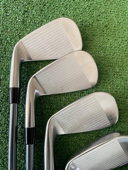 Cobra King Tec Irons 5-PW Stiff Flex Graphite Right Handed Mens Golf Clubs