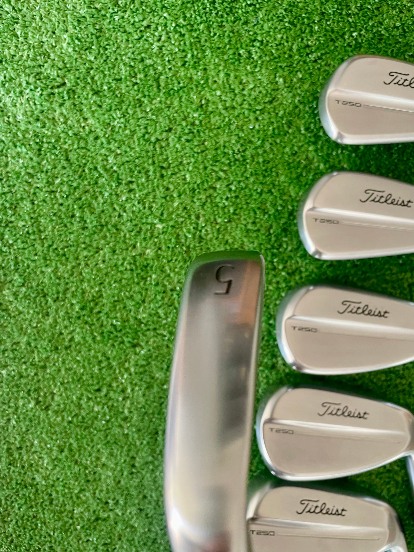 Titleist T250 Irons 5-PW Stiff Flex Right Handed Mens Golf Clubs