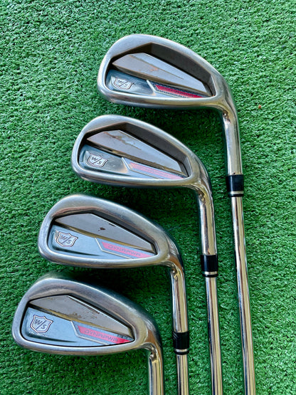 Wilson Dynapower Irons 7-PW Regular Flex Right Handed Mens Golf Clubs