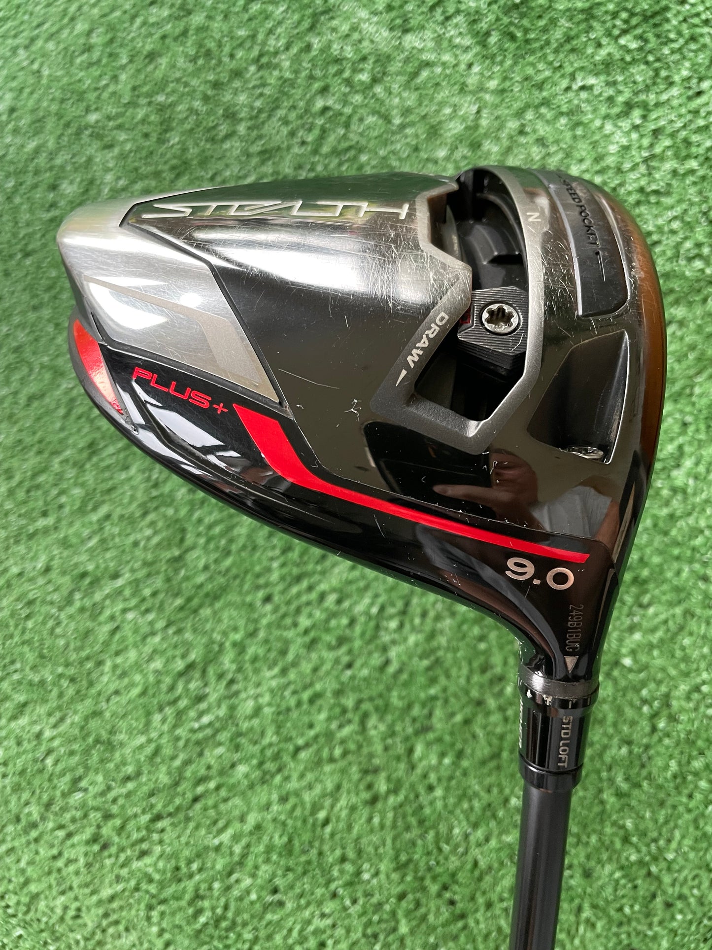 Taylormade Stealth Plus Driver 9 Degree Stiff Flex Right Handed Mens Golf Club
