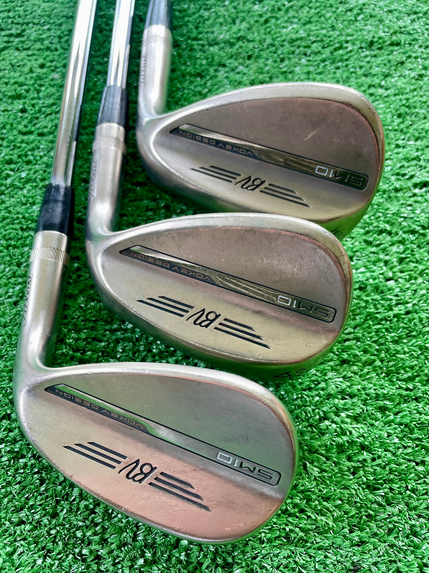 Titleist Vokey SM10 Nickel Wedge Set 50 54 58 Stiff Flex Right Handed Mens Golf Clubs