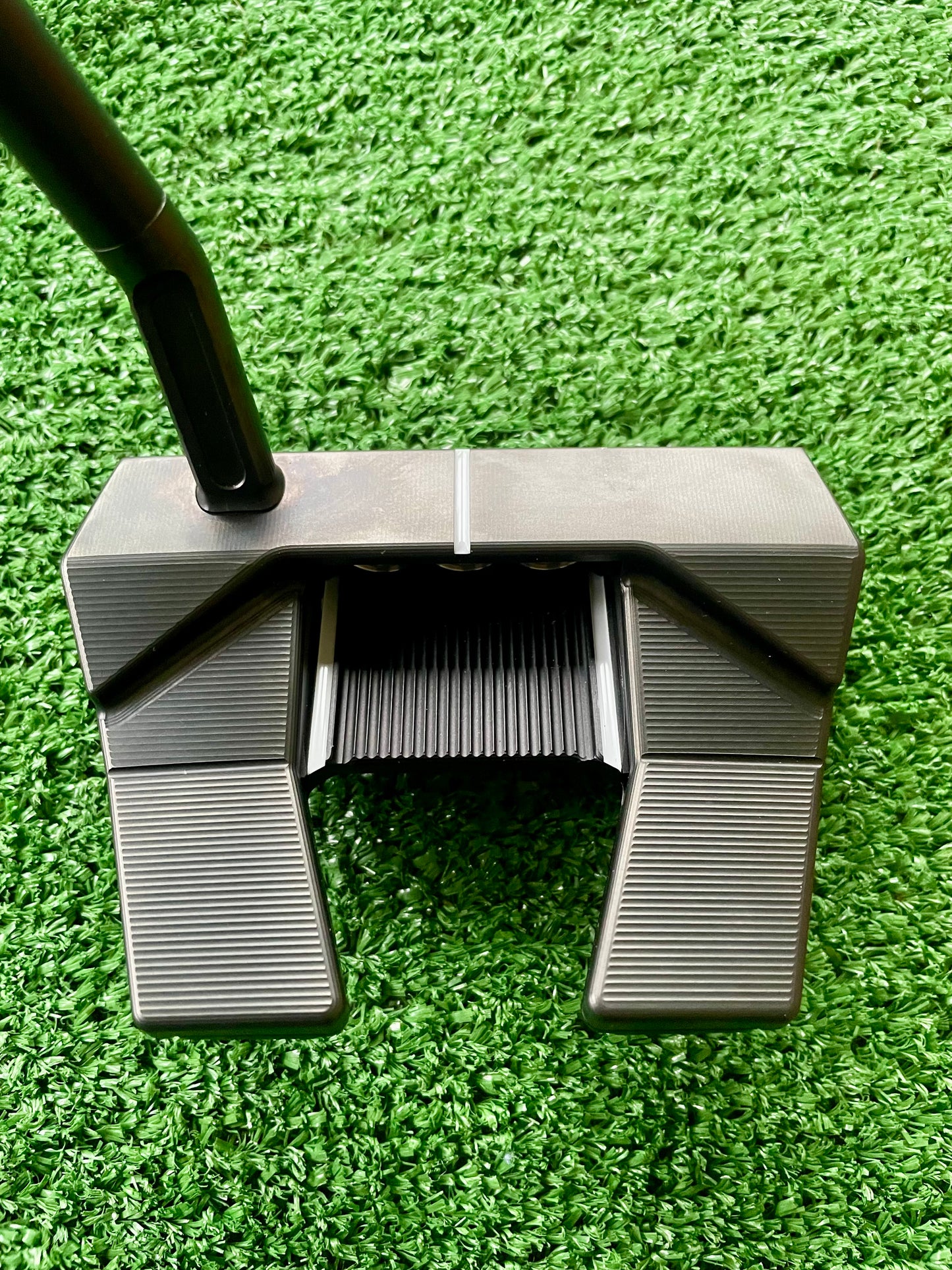Scotty Cameron Limited Edition Phantom Black 5.5 Putter BGT Stability Black Shaft and "Tiger" Ping Grip Custom Build 34"