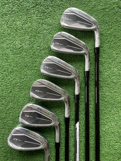 Taylormade Qi Irons 5-PW Regular Flex Graphite Right Handed Mens Golf Clubs