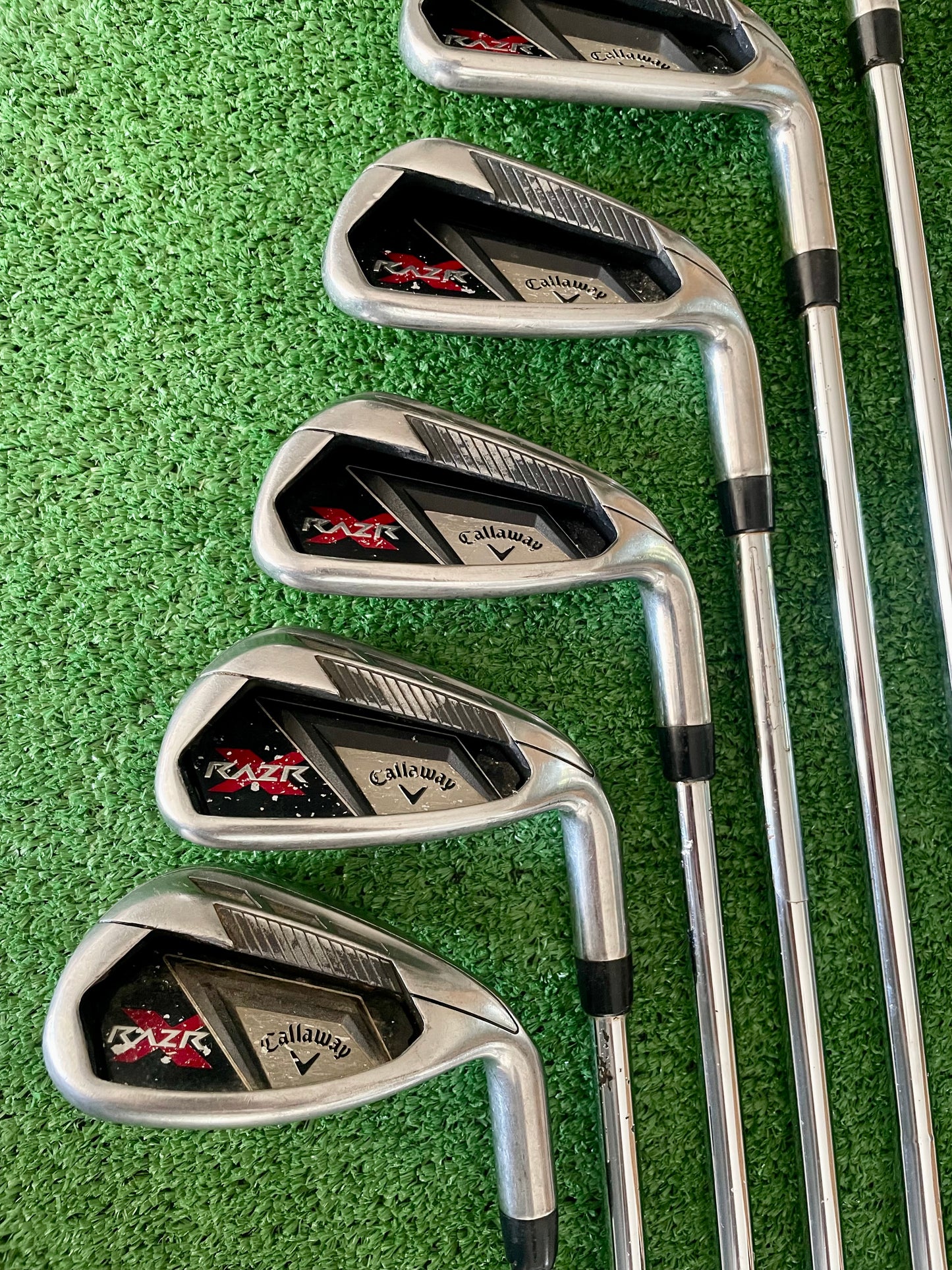 Callaway Razr X Irons 5-SW Regular Flex Right Handed Mens Golf Clubs