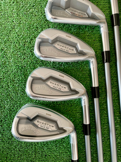 Callaway Quantum Max OS Irons 5-PW Regular Flex Graphite Right Handed Mens Golf Clubs