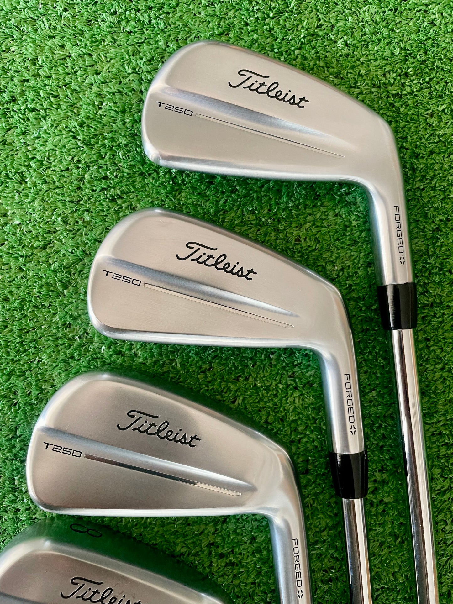 Titleist T250 Irons 5-PW Stiff Flex Right Handed Mens Golf Clubs