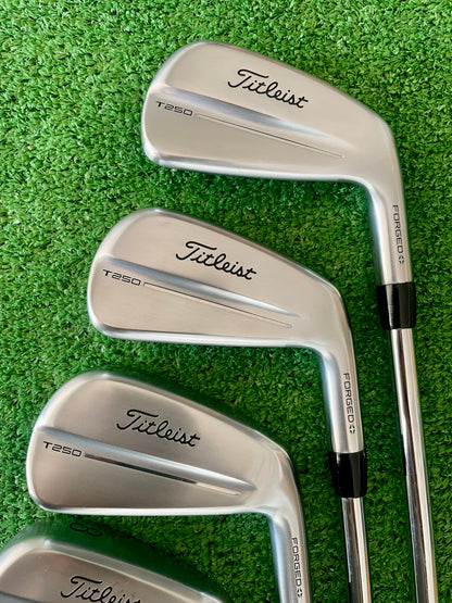 Titleist T250 Irons 5-PW Stiff Flex Right Handed Mens Golf Clubs
