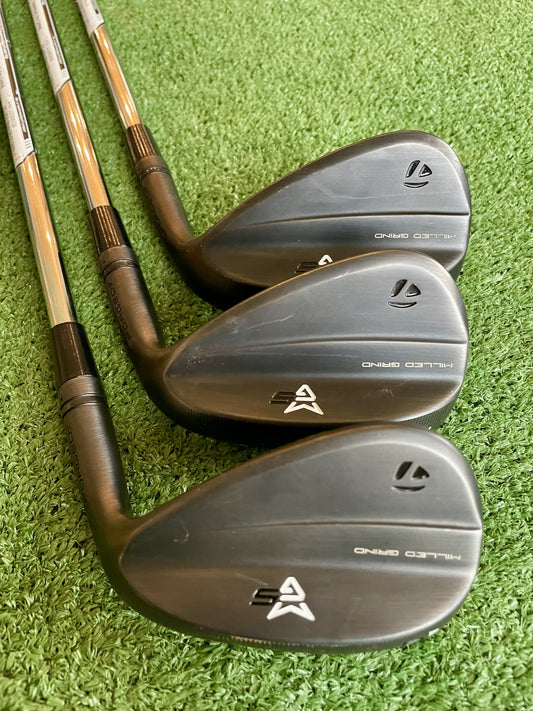 Taylormade MG5 Black Wedge Set 50 54 58 Wedge Flex Right Handed Mens Golf Clubs