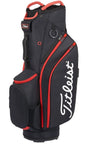 Titleist Cart 14 2026 Golf Bag Black Black Red
