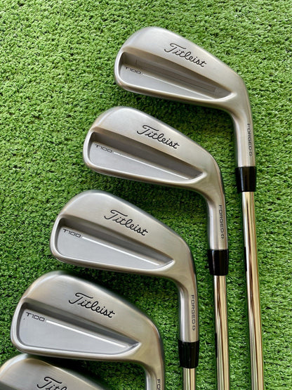 Titleist T100 Irons Current Model 4-PW Stiff Flex Right Handed Mens Golf Clubs
