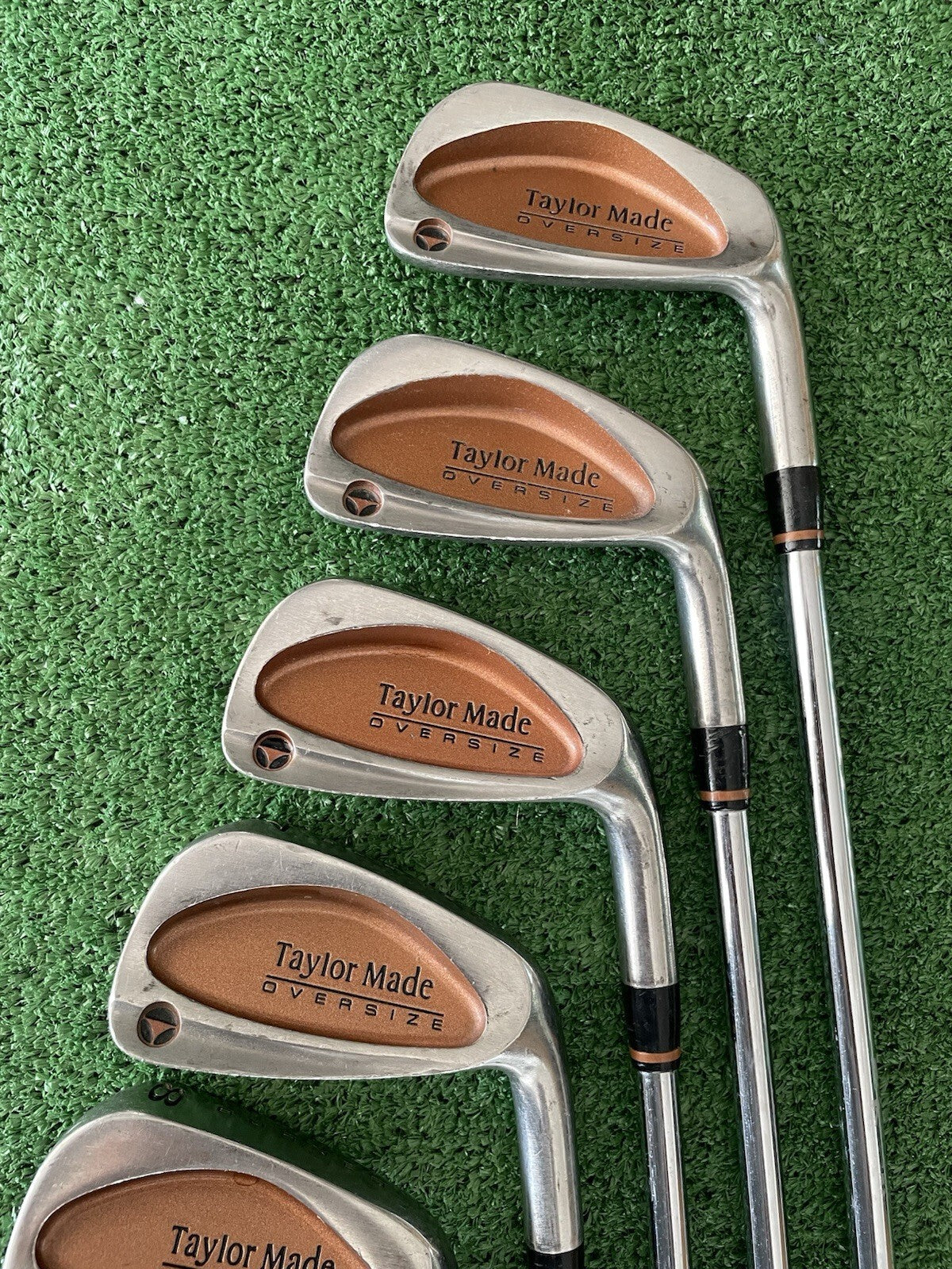 Taylormade Burner OS Irons 4-SW Stiff Flex Right Handed Mens Golf Clubs