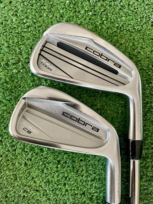 Cobra King Tour CB MB Combo Irons 4-PW Extra Stiff Right Handed Mens Golf Clubs